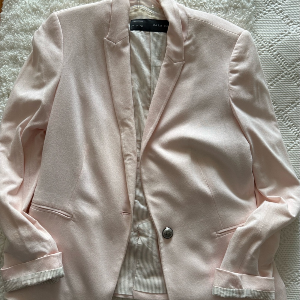 Zara Soft Pink Women's Blazer